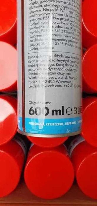 Zmywacz wurth 600ml x 24 szt