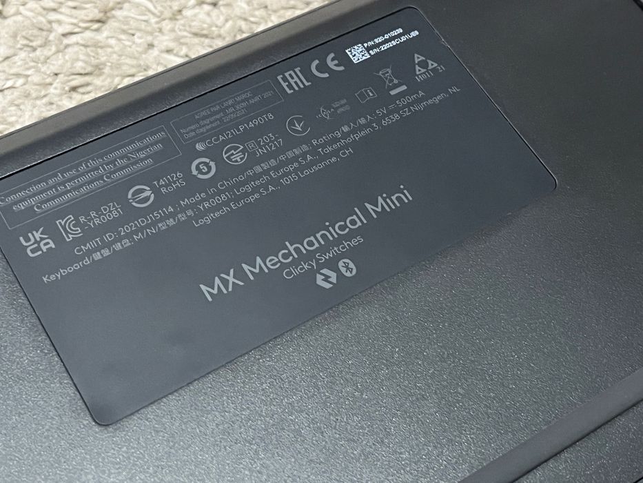 Logitech MX Mechanical Mini – Switches Azuis