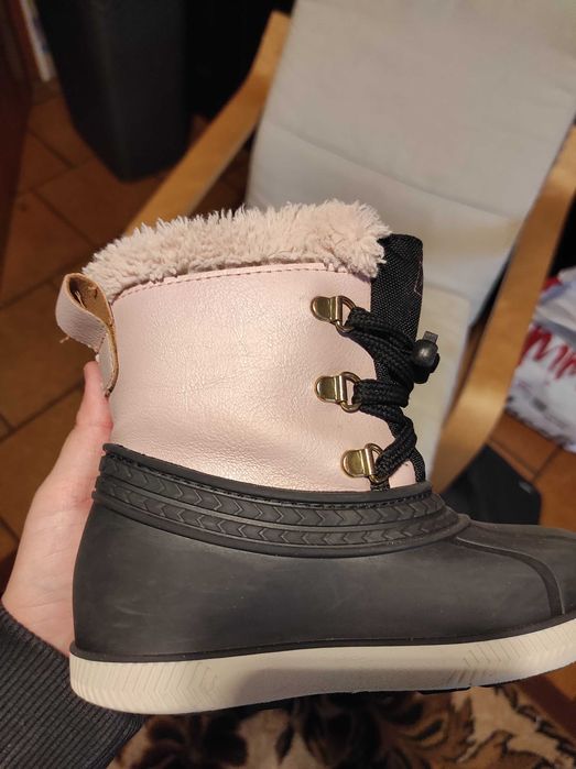 Buty zimowe ocieplane dla dziewczynki