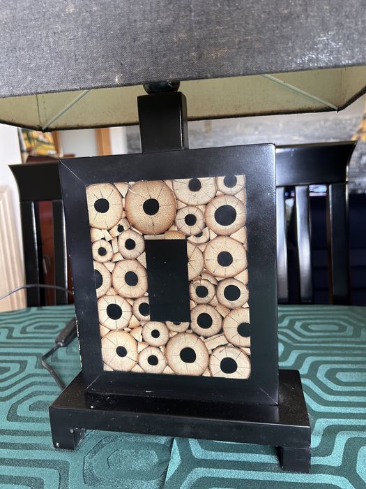 Candeeiros com abajur loja do gato preto. Usados