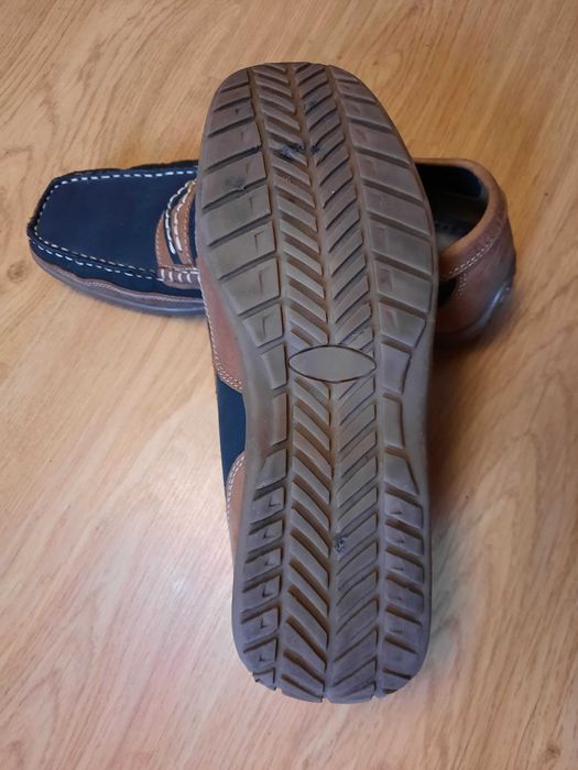 Мужские кожаные мокасины clarks 44 p.