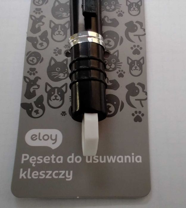 Pęseta  do usuwania kleszczy.