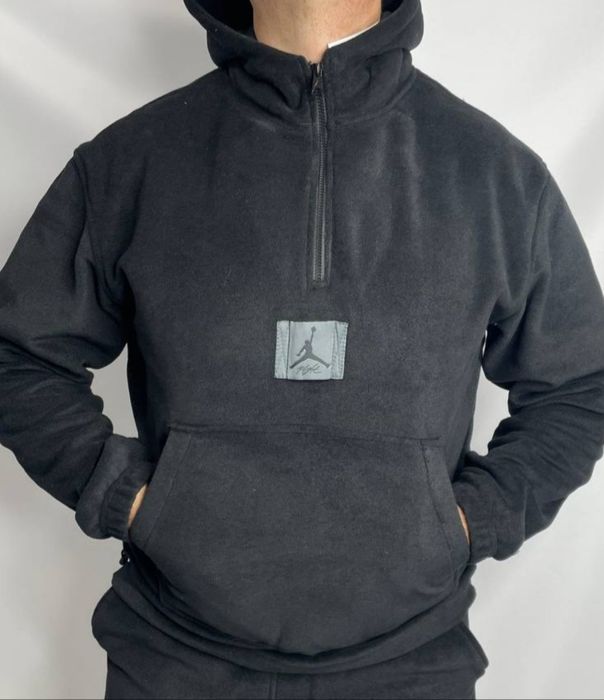 Мужской флисовый спортивный костюм Jordan зимний