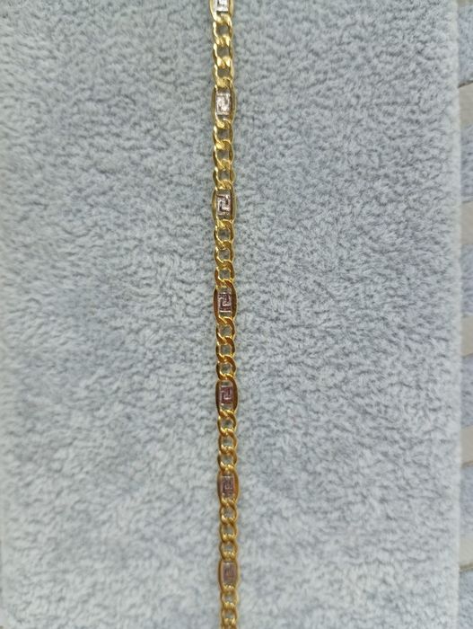 Złota, nowa bransoletka pr.585, dł.19 cm, w. 1,74 g