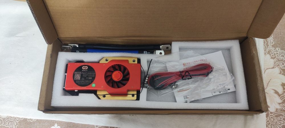 BMS плата DaLy Lifepo4 48V 16S 250A + Bluetooth