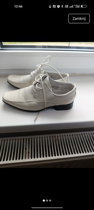 Jasne buty chłopięce 36 eleganckie