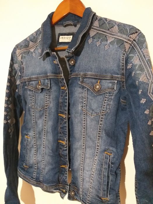 Kurtka dżinsowa katana Marks&Spencer Aztec S 36