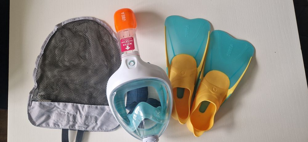 Maska XS plus płetwy do pływania r.28/29