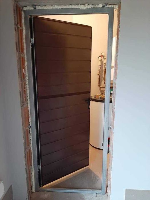 Drzwi zewnętrzne stalowe na wymiar Nowe Dostawa Gratis