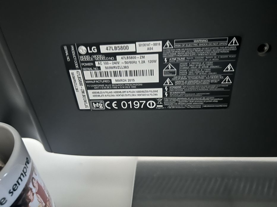 Televisão Smart TV LG 47”