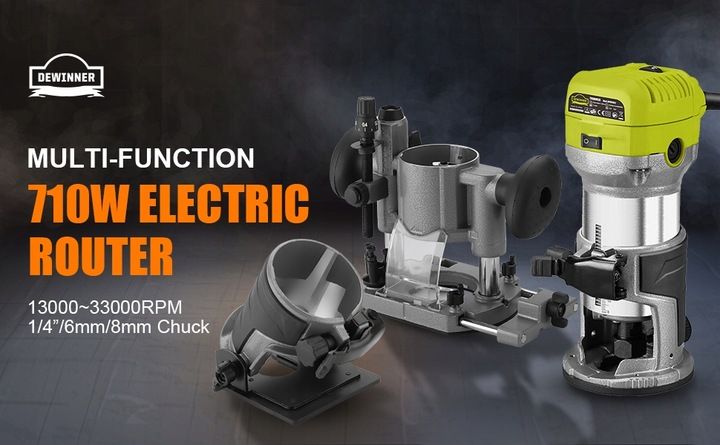 Frezarka Górnowrzecionowa Dewinner 3baza 710w 5 El Metalowy Korpus