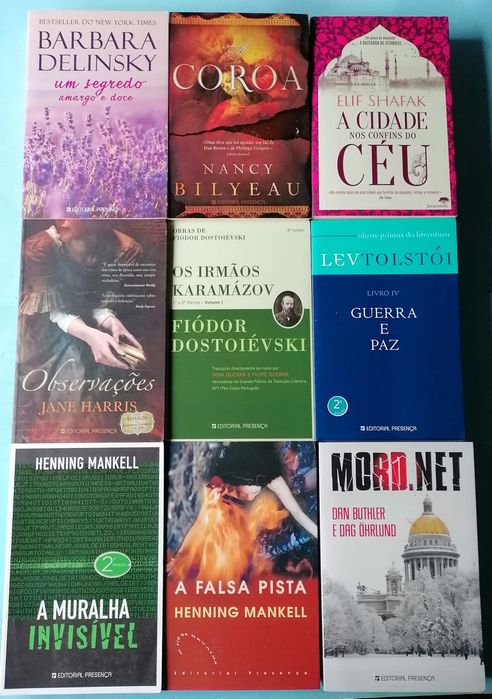 Livros NOVOS a estrear -Desde 3,90€-Portes grátis na compra de 3