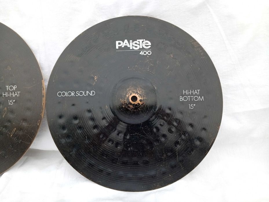 Paiste Alpha 14'' Power hi-hat i Paiste 400 15'' hi-hat
