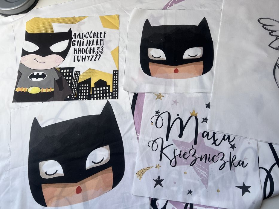 Panele na kocyk, poduszkę, materiały do rękodzieła