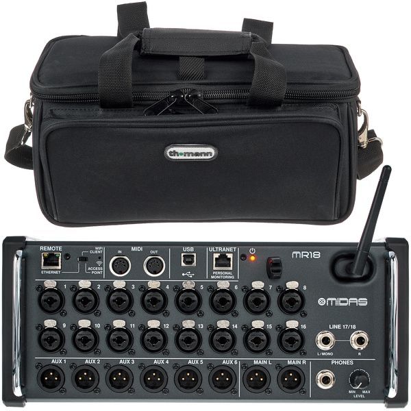 Midas MR18 цифровий мікшерний пульт (Behringer x air Allen Heath Soundcraft)