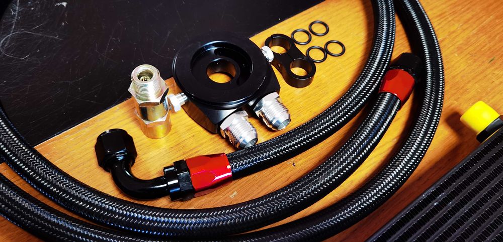 Kit Radiador 13 Linhas Refrigerar óleo do motor