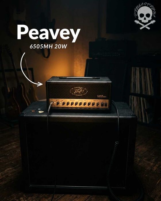 Peavey 6505MH + footswitch - lampowy wzmacniacz gitarowy 20W