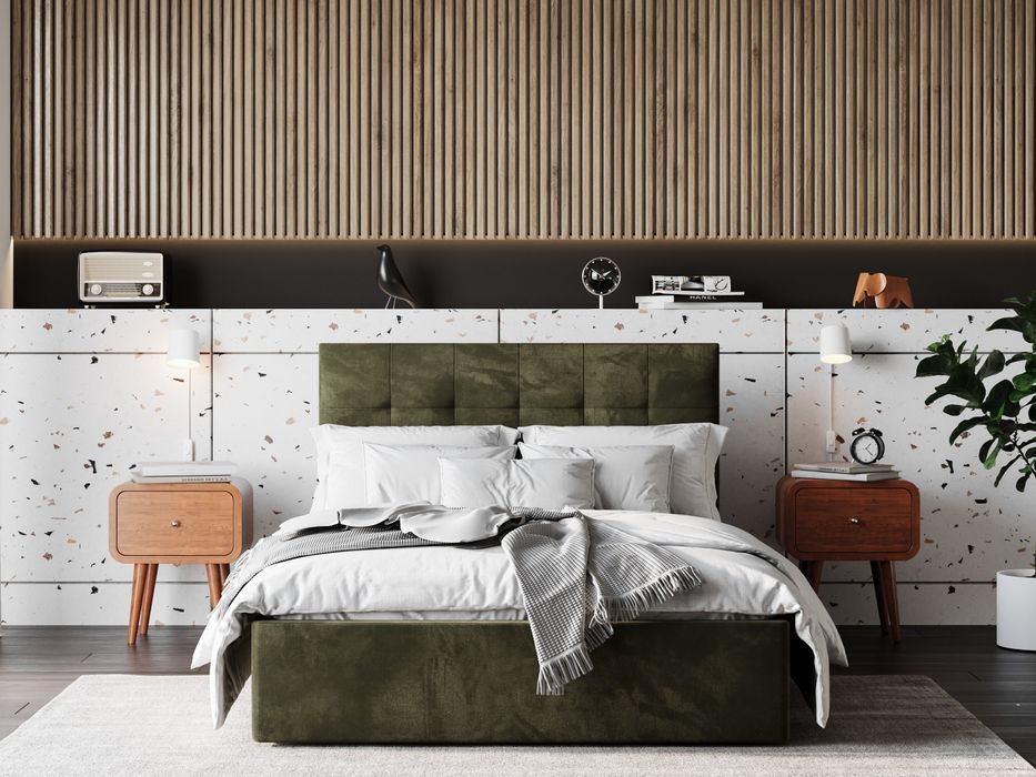 Łóżko korpusowe prosto od producenta z pojemnikiem