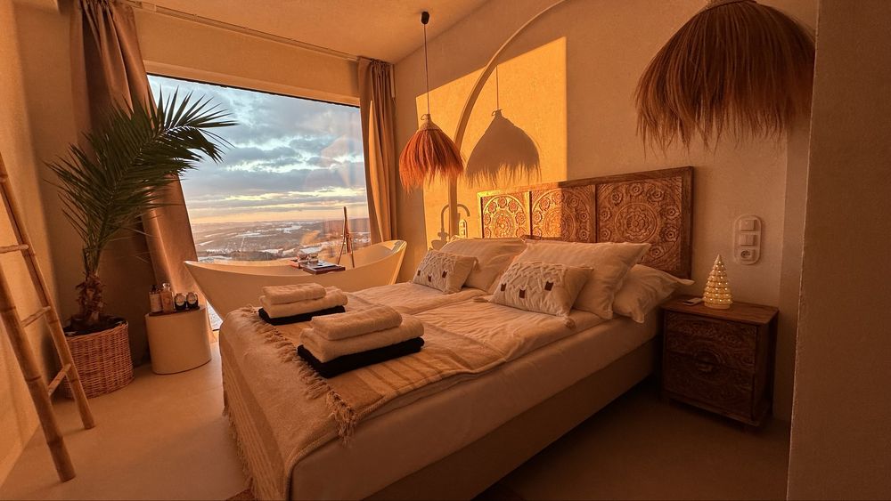 Butikowy domek na wynajem 25 km od Rzeszowa z jacuzzi bez limitu