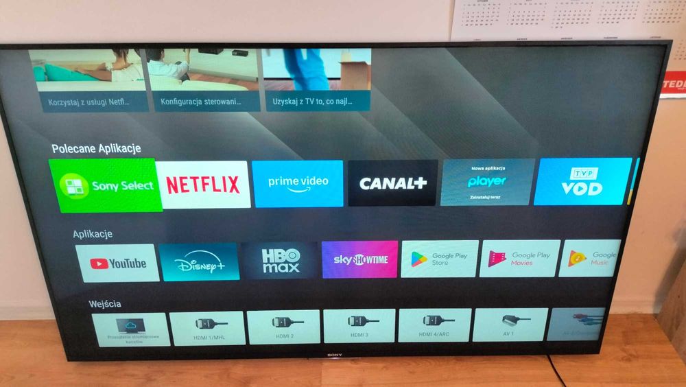SONY 65" DVB/T2 HEVC Satelita Smart TV Android