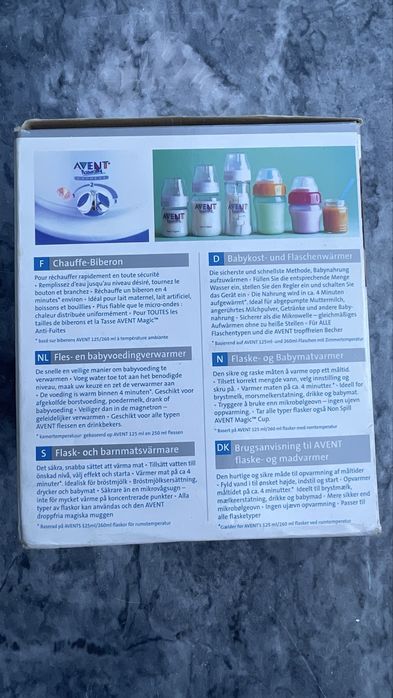 Aquecedor de biberão Avene Naturally Express, como novo