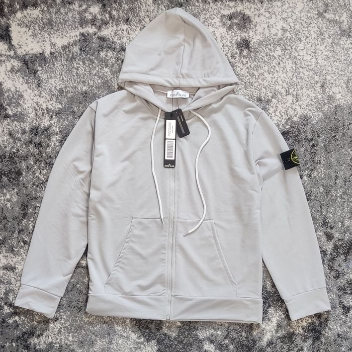 РОЗПРОДАЖ! Зіп-худі Stone island Сіра | Сіра зіпка Стон Айленд  | Сірий Кофта Стонік