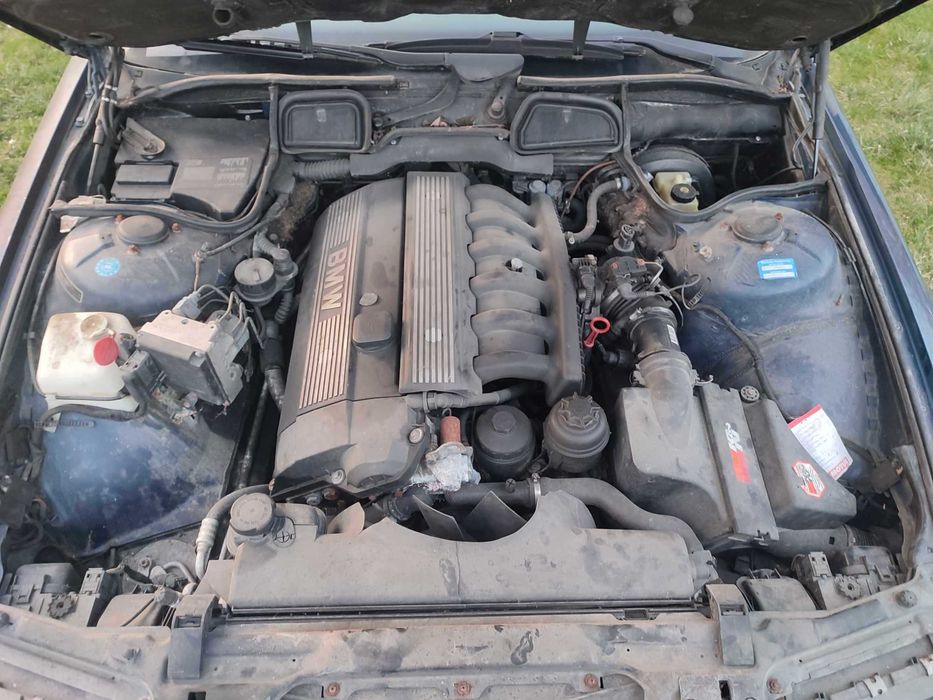 SWAP 2.8 m52b28 1 vanos 193KM BMW E38 E30 E34 E36 przednia miska ...