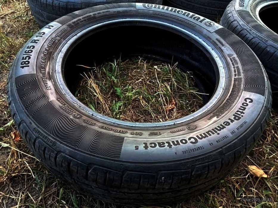 4Opony Letnie 185/65/15 88H CONTINENTAL ContiPremiumContact5 2019r Bieżnik~5mm
