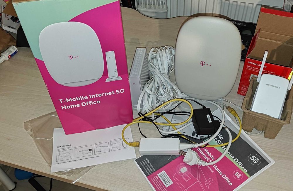 Router T-Mobile Internet 5G ZESTAW ODU IDU + wzmacniacz sygnału