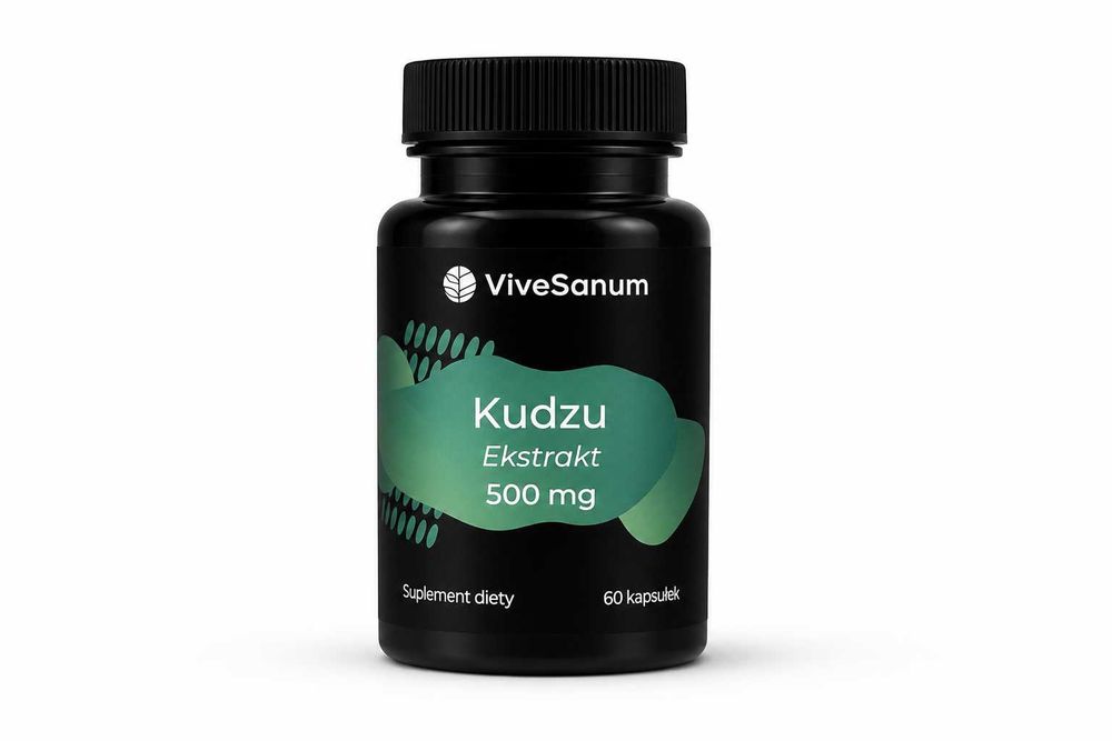 ViveSanum Kudzu Ekstrakt 500 mg 60 kapsułek Medfuture nowy zafoliowany 03/2028