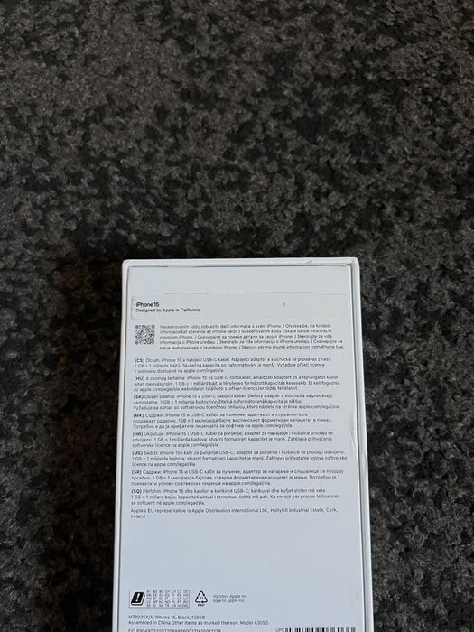 Iphone 15 Black Czarny