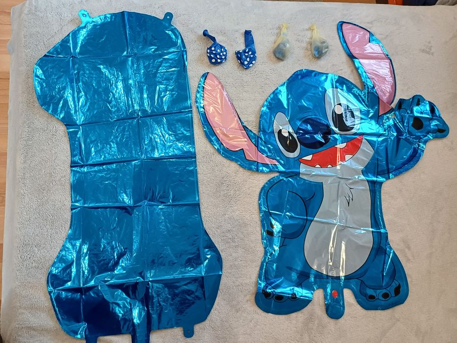 Balony urodzinowe. " Stitch" Zestaw na 1 urodziny.