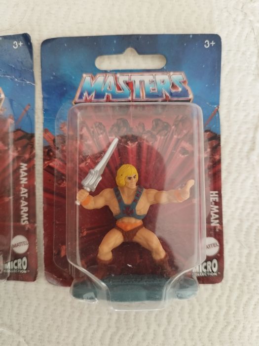 Figuras colecionáveis ​​da linha Masters of the Universe Micro Collect
