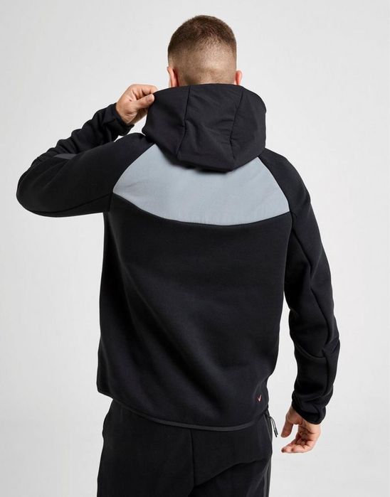 Кофта Nike Tech Fleece Black/Grey оригінал IH4302-010