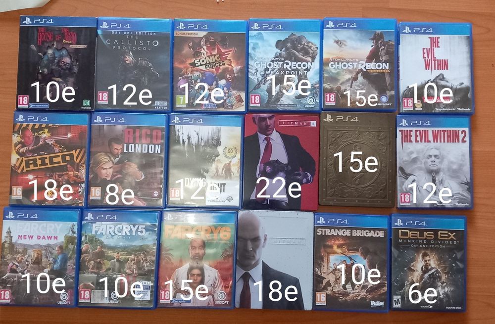Varios jogos ps4
