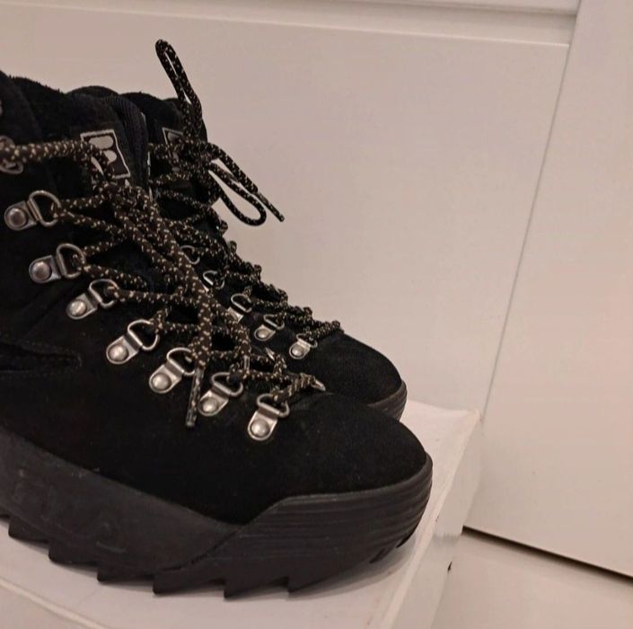 Trapery, buty zimowe damskie Fila