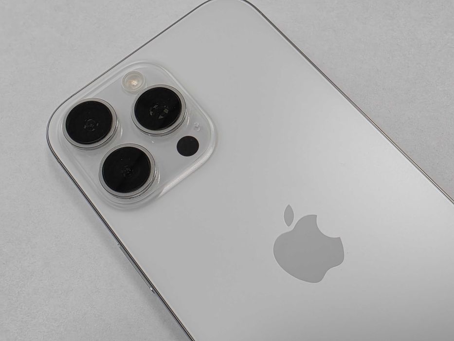 iPhone 16 PRO MAX 512GB Dual SIM (SIM + eSIM)/ White Titanium/ BAT 95%/ Grade A/ + ładowarka/ GW 12 MSC
