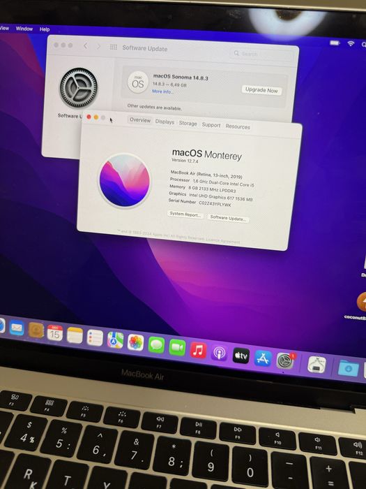 Macbook Air 2019 8 256