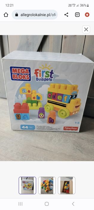Klocki Mega Bloks 44 autokar szkolny, Fisher prise