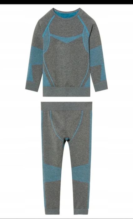 Bezszwowa bielizna termoaktywna dziecięca Lupilu termiczna bluza+ spodnie r 98/104