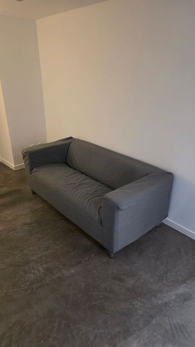 Sofá 3 Lugares IKEA Norsborg Cinzento + Puff / Apoio de Pés
