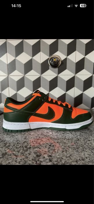 Nike dunk low retro Miami Hurricanes