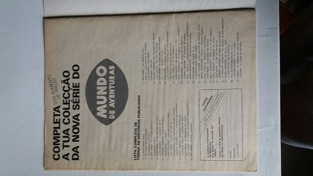 RARÍSSIMO Mundo de Aventuras 25 Abril de 1974