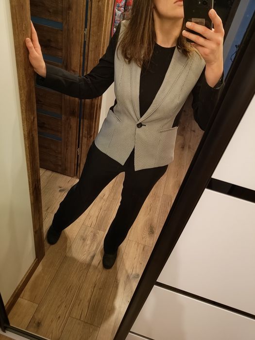 Kostium 38 M marynarka spodnie garniturowekomplet