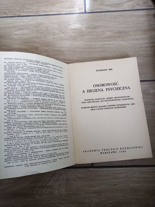 Osobowość a higiena psychiczna - Stanisław Siek