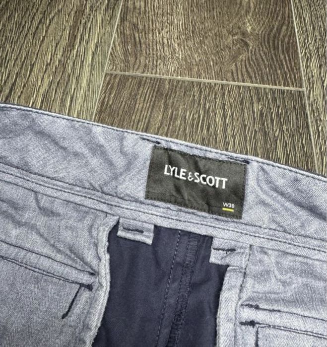 Lyle & scott темно сині шорти шорты тёмно-синие карго