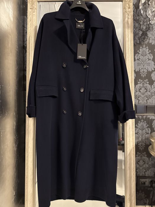 Розкішне пальто Blumarine Cos Max Mara 2 шт синє і кемел пальто батал