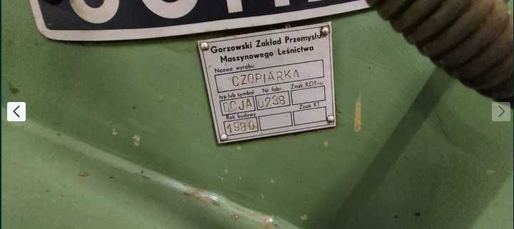 Czopiarka GOMAD DCJA, niesprawna