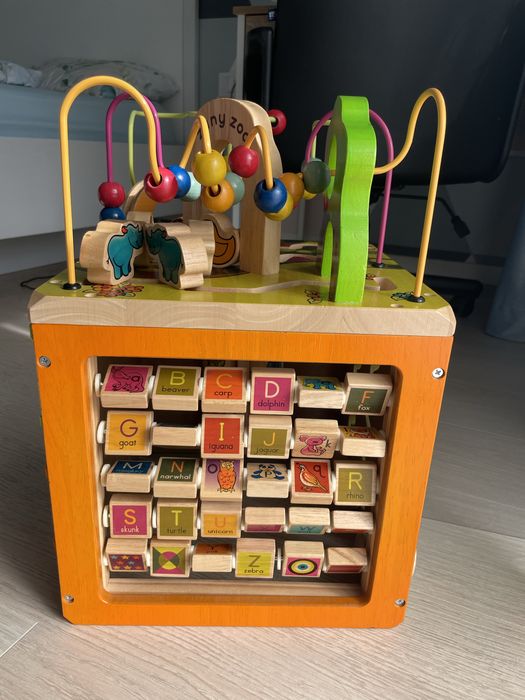 Бізікуб Battat Зоо-куб дерев'яний