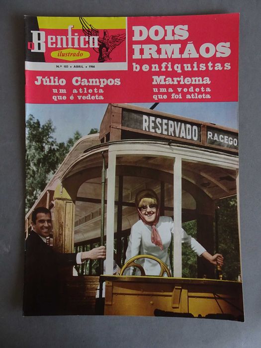 Revista O Benfica Ilustrado nº 103 ano 1966